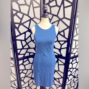 H&M Divided, denim, bodycon, mini dress
